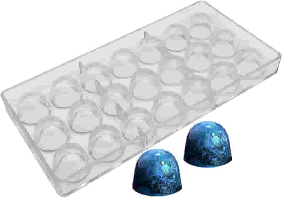 Goldbaking Molde de bonbon de chocolate em forma de sino molde de trufa de policarbonato Chocolates caseiros cobertos de doces ferramenta DIY