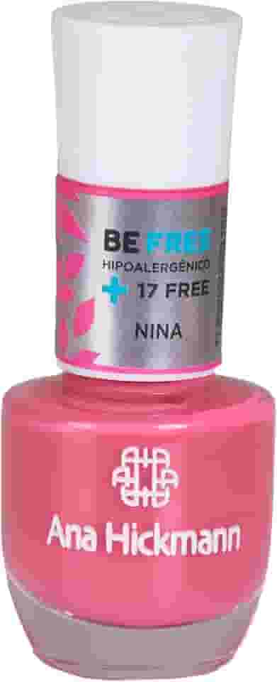 Esmalte Hipoalergênico Ana Hickmann 9ml - Coleção Be Free, Cor Nina - Secagem Rápida e Aplicação Suave