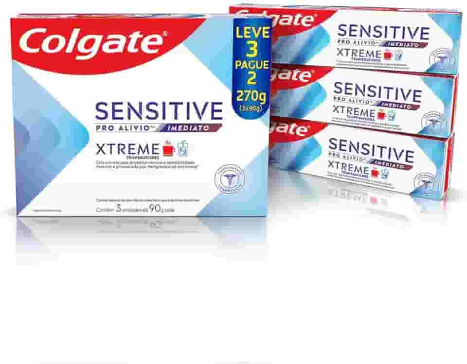 Colgate Creme dental Sensitive Pro Alívio Imediato Xtreme 3x90g
