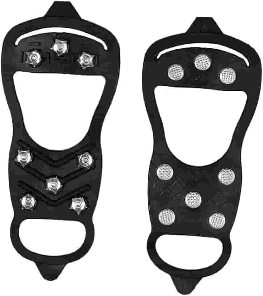 Tração de Caminhada com Grampos de, Grampos de aço E Durável, Botas para Caminhadas No Neve, Montanhês, 8