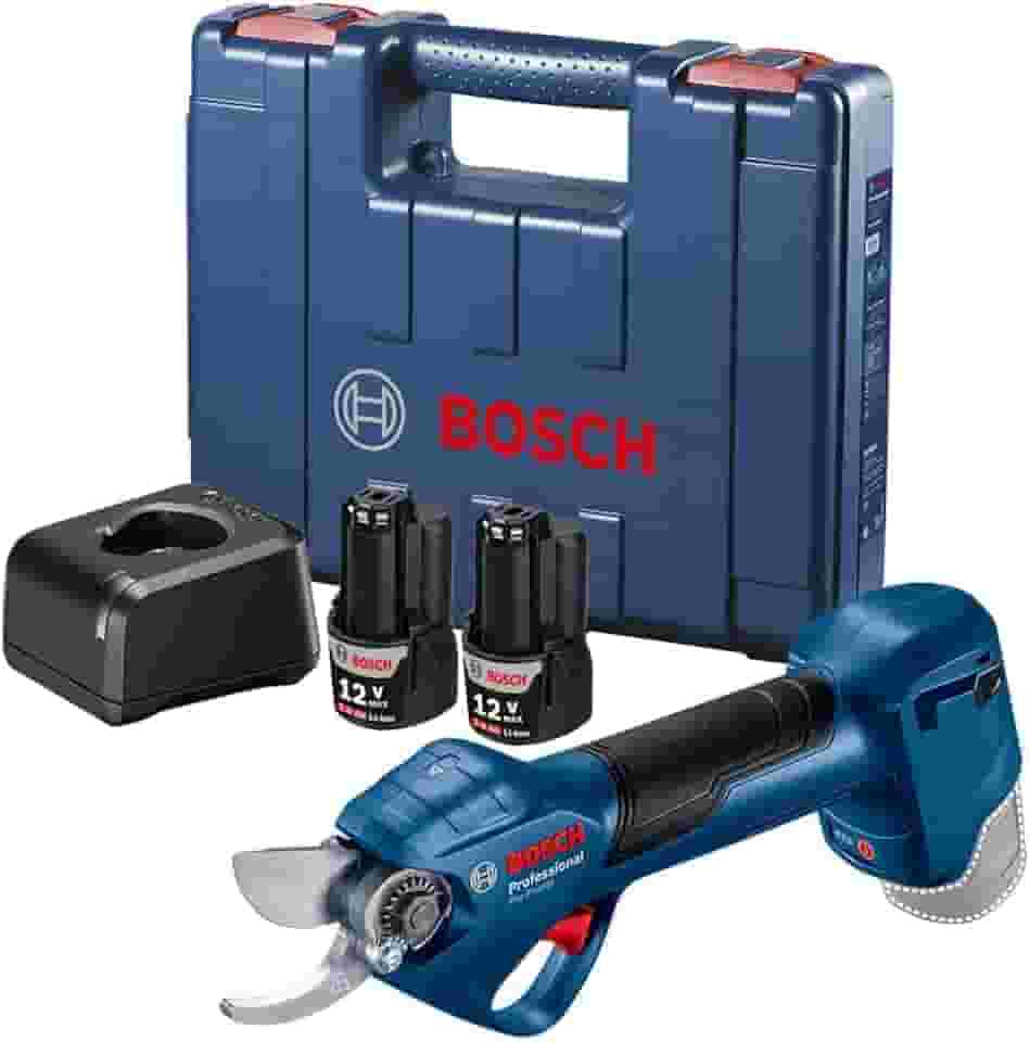 Bosch Tesoura de Poda a bateria Pro Pruner BRUSHLESS 12V, 2 baterias, carregador e maleta