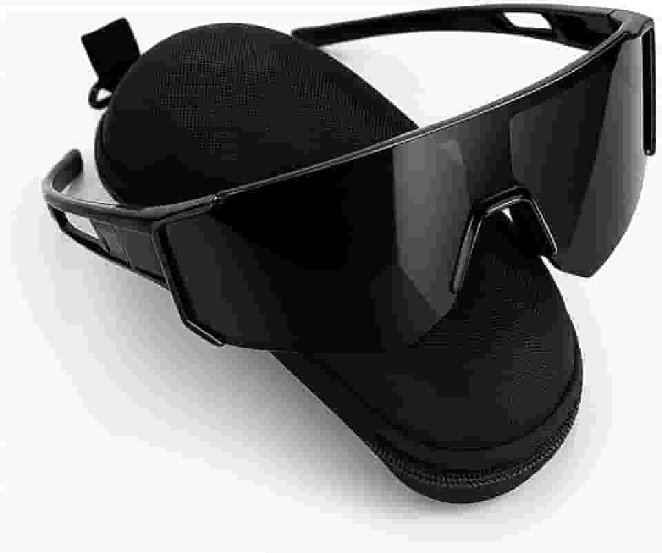 Óculos Ciclismo Corrida Esportivo Bike Mtb Protecao Uv Beach Preto