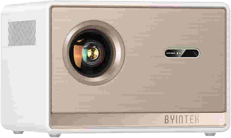 BYINTEK Projetor T5 Max,projetor 4k 1080P Full HD,Foco Automático,WiFi Inteligente e projeção BT 5.0 Android™ TV 11.0 OS(Licensed),Suporte 1000 ANSI Lumens,Para Home theater,camping ao ar livre,festas