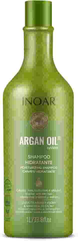 Inoar, Argan Oil Condicionador – Hidratação, Maciez e Brilho com Óleo de Argan para Cabelos Secos ou Fragilizados - 1L