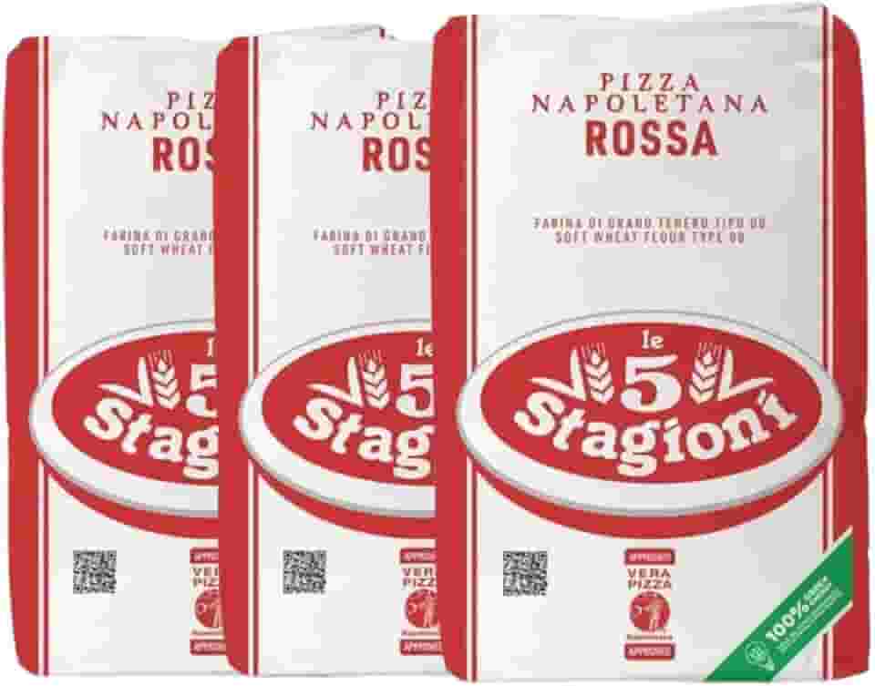 Farinha De Trigo Italiana 00 Le 5 Stagioni Napoletana 3kg
