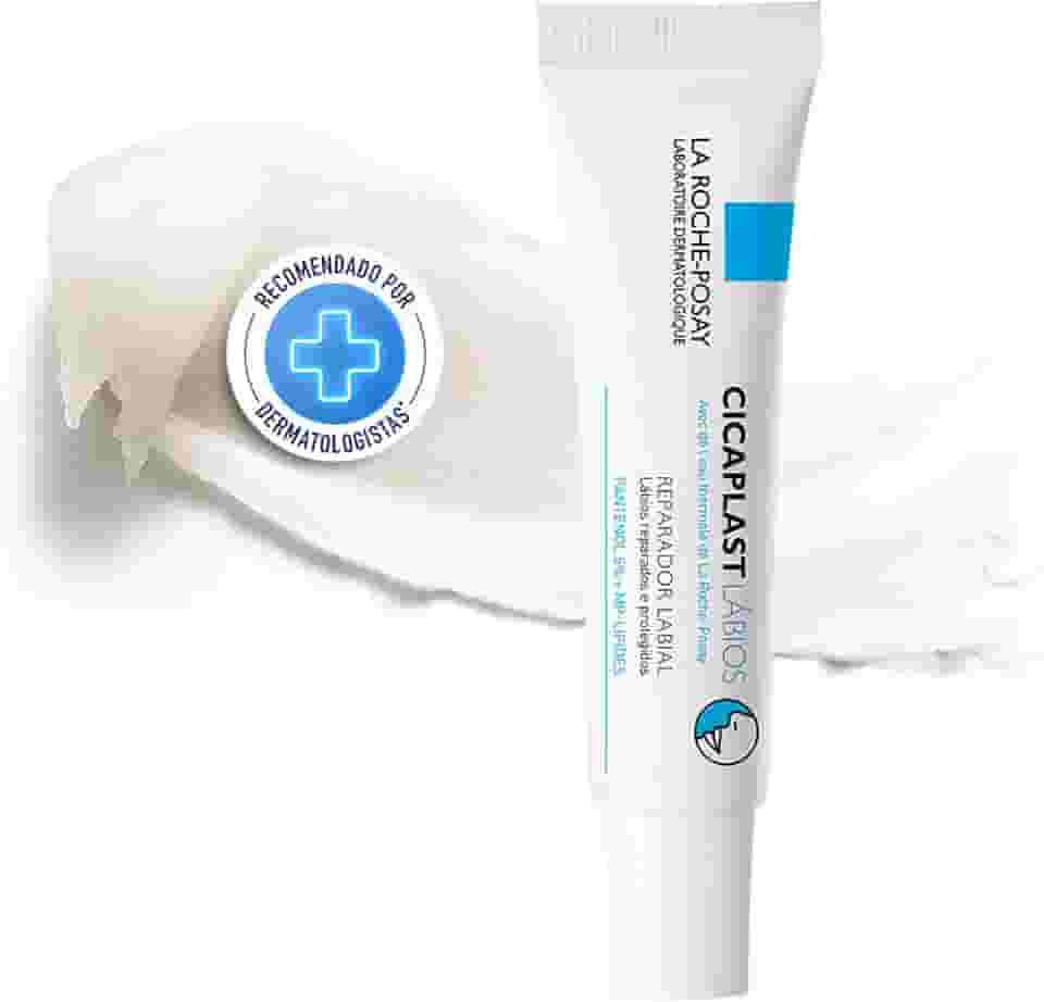 La Roche-Posay, Cicaplast Lábios 7,5ml, Reparador labial, hidratante para os lábios, calmante para a área dos lábios