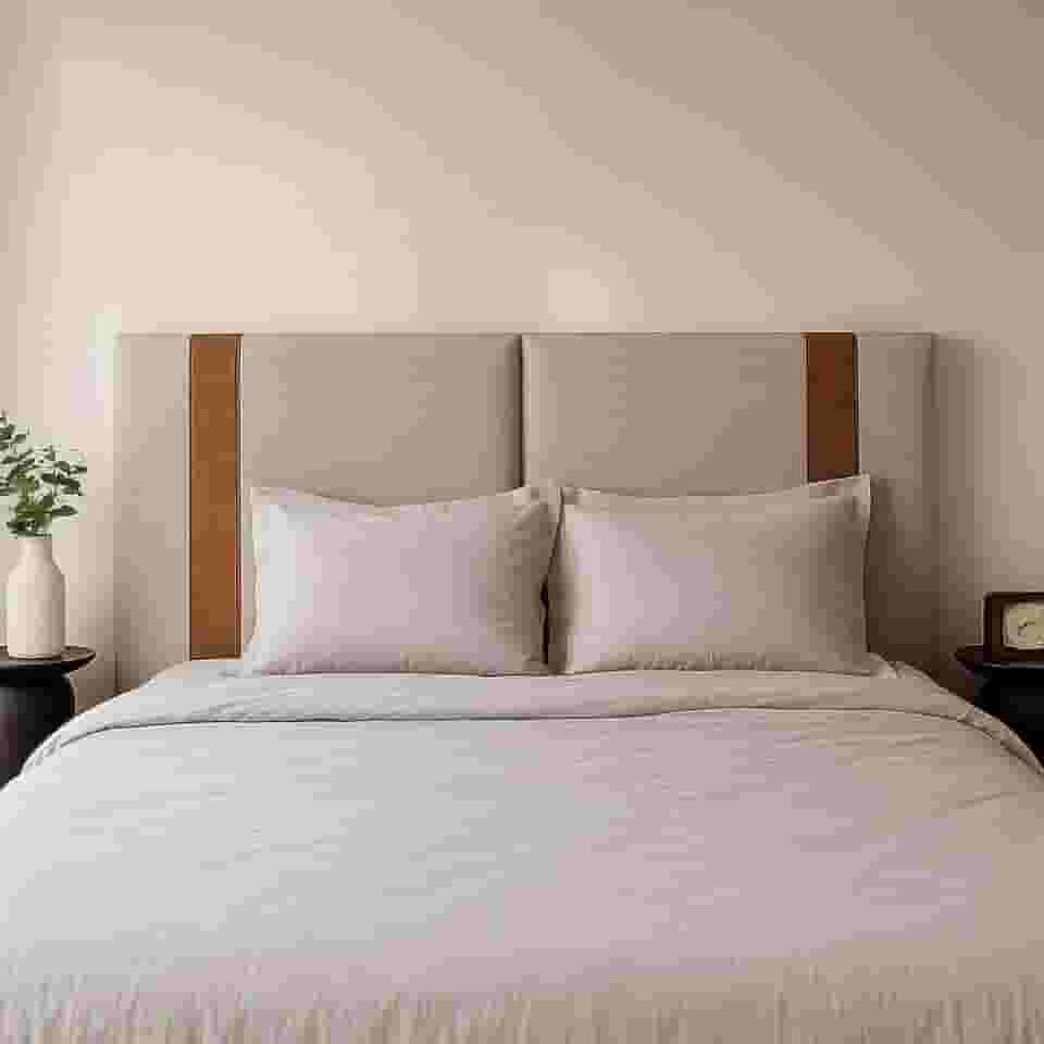 Cabeceira Dobrável ARTE Casal Cama Box Linho 1,38 Casal