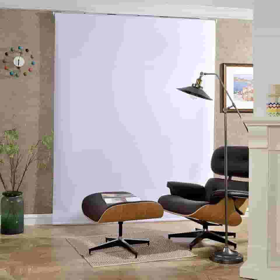 Persiana para Janela Rolo Blackout, L 1,60 m x A 2,20 m, Branca