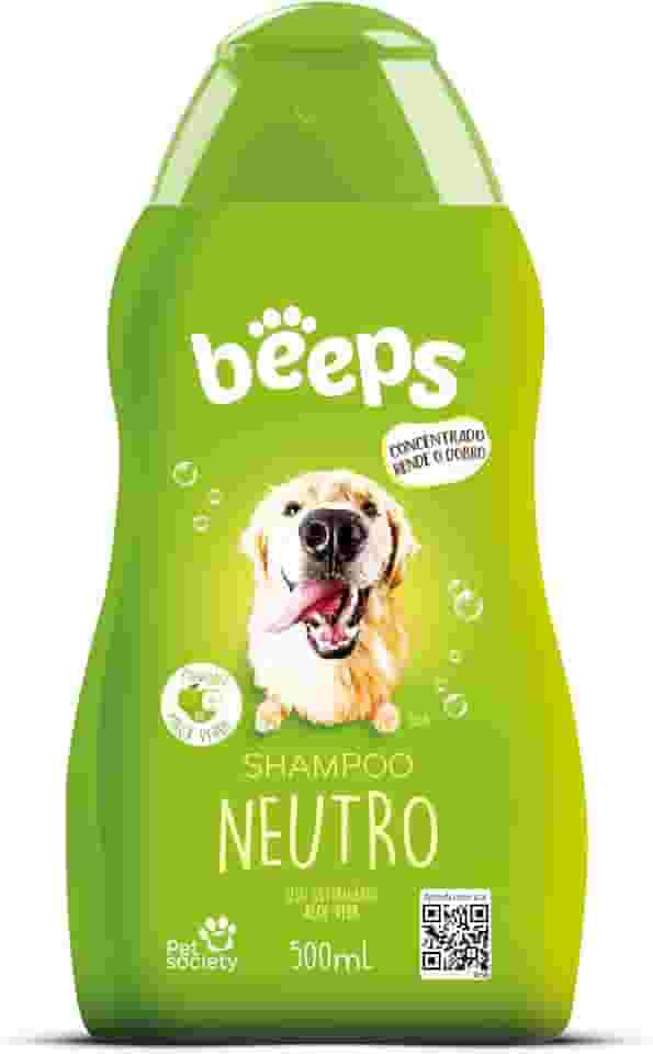 Beeps Shampoo Neutro 500ml Beeps para Cães