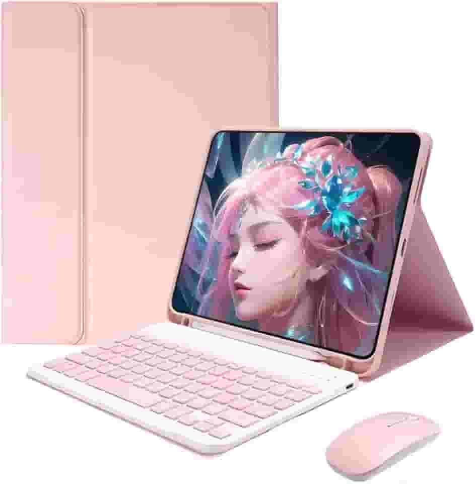 Capa Para IPad 10ª Geração/iPad 11ª Geração Com Teclado e mouse