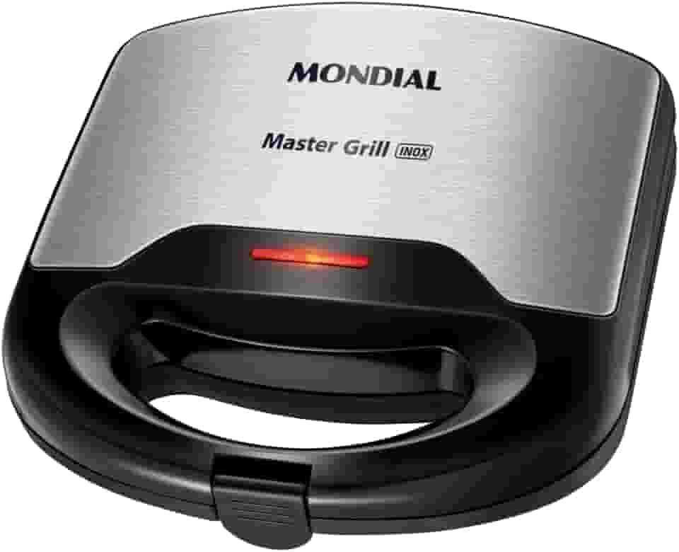 MONDIAL Sanduicheira Master Grill Inox, 110V, Preto, 750W - S-20