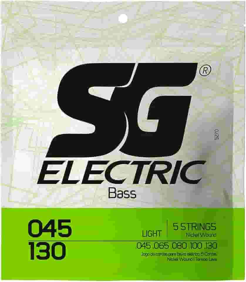 Encordoamento 045 SG, Níquel, para Baixo 5 Cordas