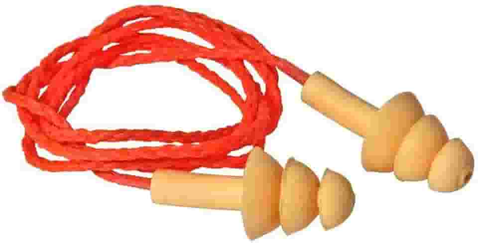 Protetor Auricular Tipo Plug de Silicone com Cordão em Algodão-PROTEPLUS-PPA03