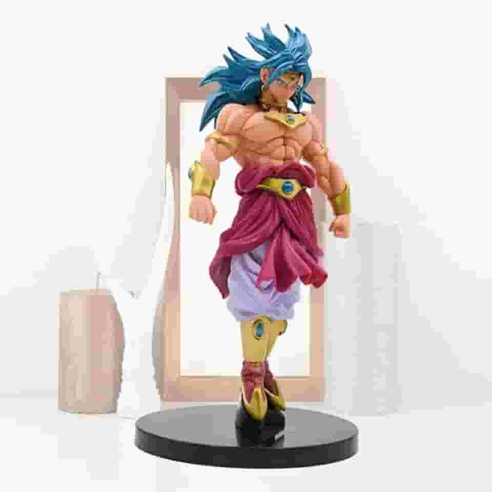 Figura de ação Broly edição limitada para painel de carro, decoração, bolo, mesa de escritório e mesa de estudo (18 cm) (pacote com 1)