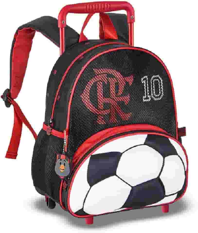 Mochila Rodas Escolar Infantil Oficial Flamengo 13" - Clio