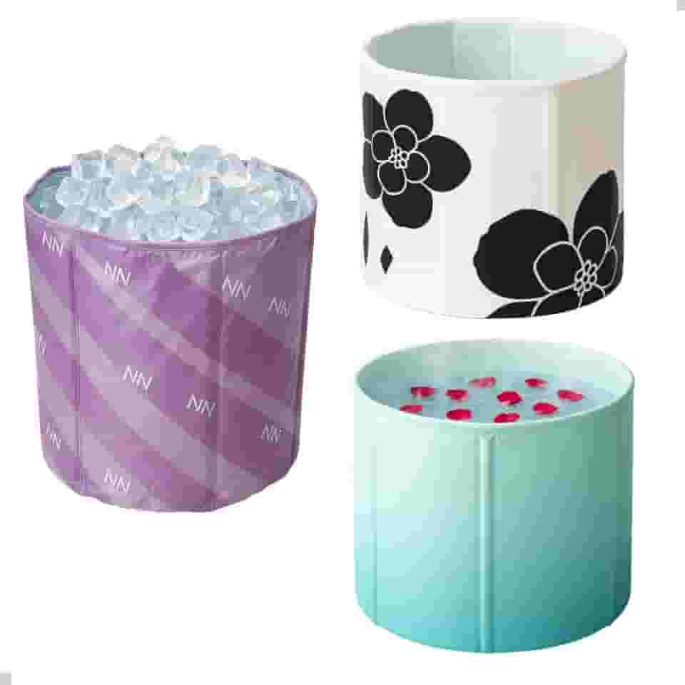 Banheira Dobrável para Adulto 70cm, Portátil, Compacta e Resistente Ideal para Relaxamento em Casa ou Apartamento