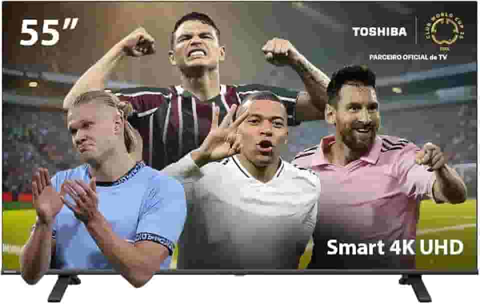 Smart TV 55" 4K Dolby Audio Toshiba Vidaa - TB023M
