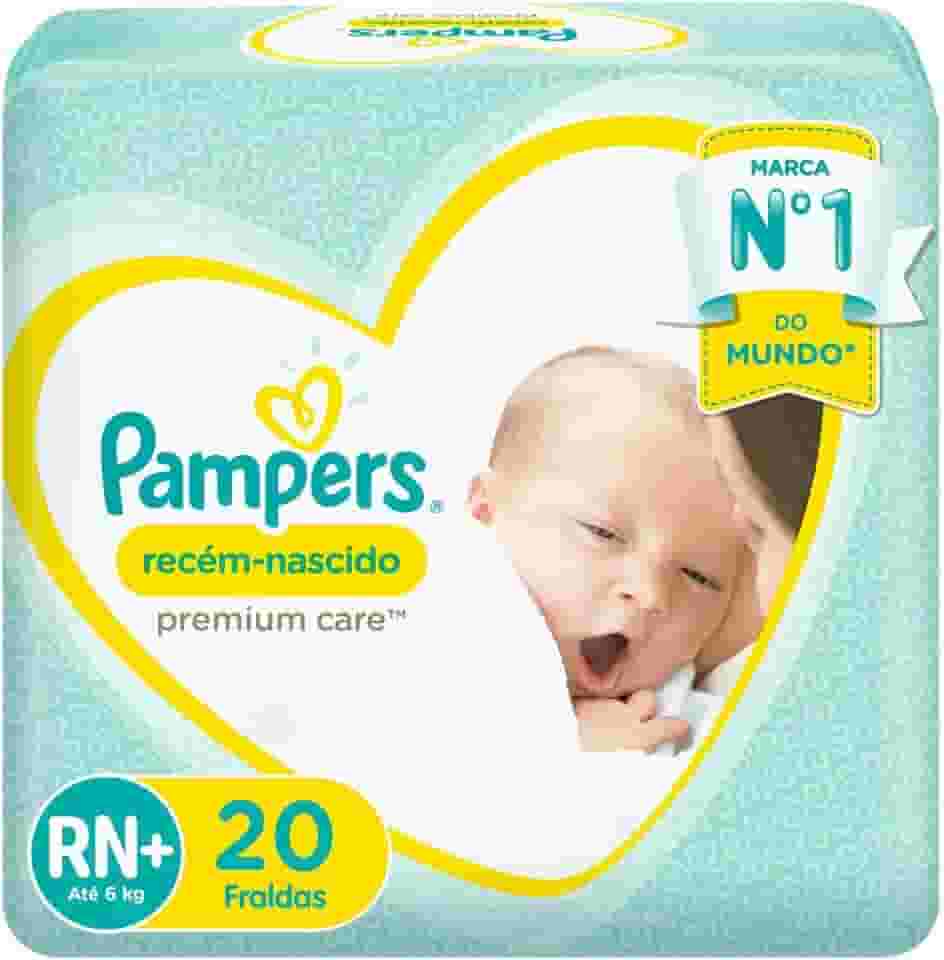 Fralda Pampers Recém-Nascido Tamanho RN+ 20 Unidades