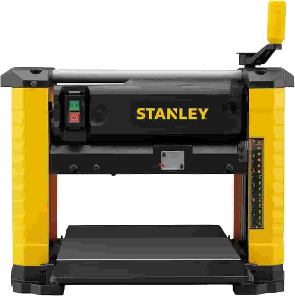 Stanley Plaina Desengrossadeira Portátil, Ferramenta Ideal para Marcenaria, Plaina com Motor Potente de 1800W, Modelo STP18 B2 110v