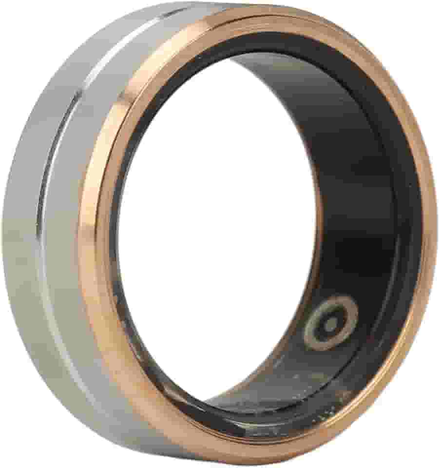 Anel de fitness inteligente, saúde com aplicativo, controle de câmera de contagem de passos de monitoramento de sono IP68 anel inteligente à prova d'água, remodele sua vida para mulheres e homens (nº