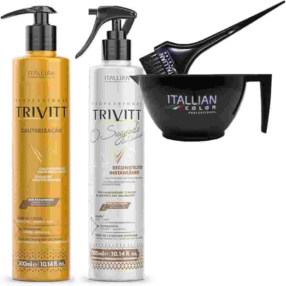 Kit Cauterização Profissional e Reconstrução Capilar Trivitt