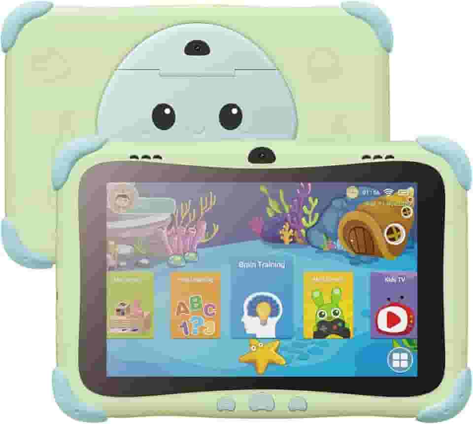 Tablet Android 14 2025 para crianças, tablet de 8 polegadas com Quad core, espaço infantil, controle parental, 32 GB de ROM, WiFi, Bluetooth 5.0, YouTube, ótimo presente para crianças pequenas