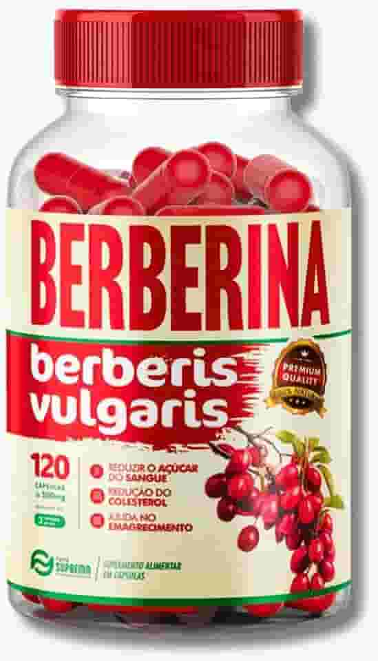 Berberina Importada (Berberis Vulgaris) 120 Cápsulas 500mg