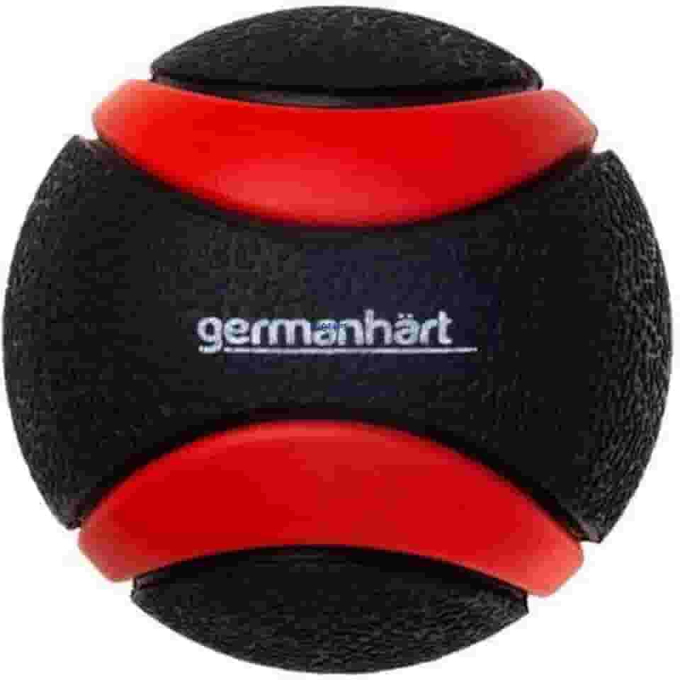 Germanhart Bola Ultraball 60mm com Apito, Estimula a Interação, 1 Unidade, Tamanho M, Preta