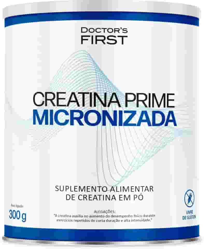 Creatina Micronizada - 300 g - Monohidratada/Com Laudo CQA 100% De Pureza Suplemento Alimentar Melhora Desempenho Fisico e Cognitivo- Doctor's First
