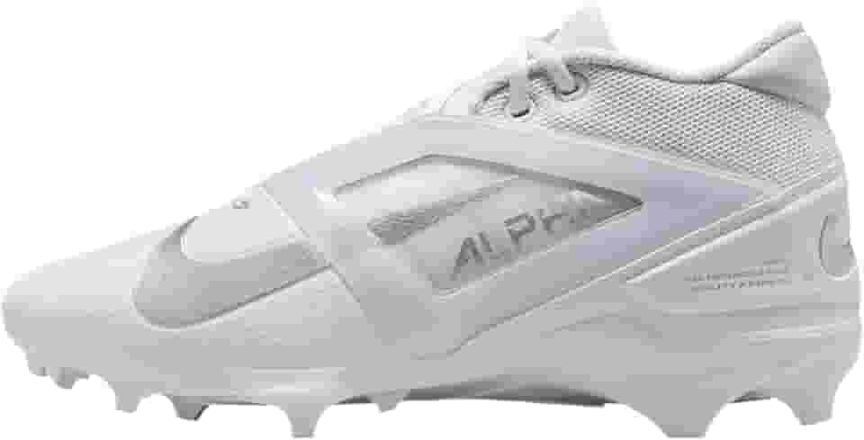 Chuteiras de futebol Alpha Menace 4 Pro (FD7037-100, branco/prata metálico/pó de fóton)