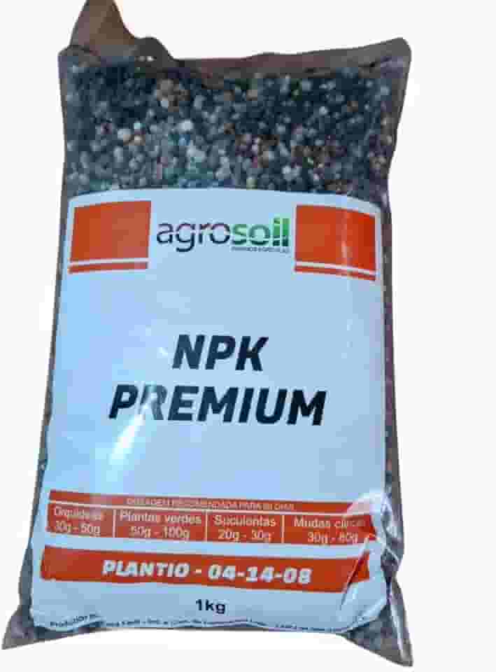 Adubo NPK Premium 04-14-08 | Fertilizante Granulado 1kg - Ideal para Orquídeas, Suculentas e Plantas
