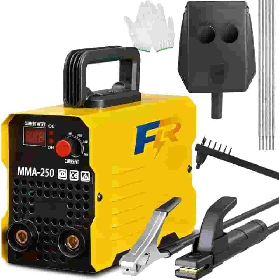 Máquina de Solda Inversora IGBT, Portátil, 220V, 20-250A, com Display Digital - Perfeita para Projetos DIY, Reparos e Solda em Aço