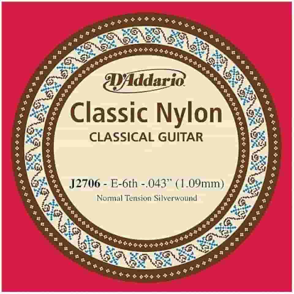 Corda Avulsa Para Violao Nylon .043 D'Addario Classic Student Nylon J2706