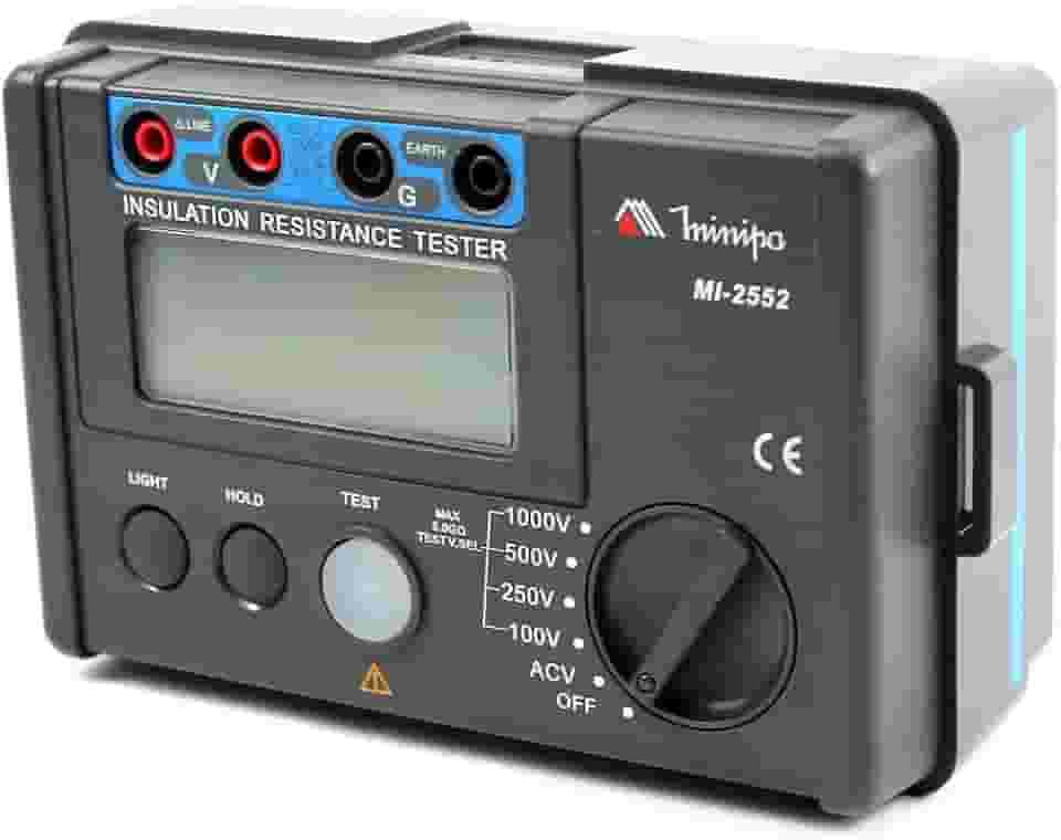 Megômetro Para Teste Resistência De Isolação Cat3 600V Mi2552 Minipa