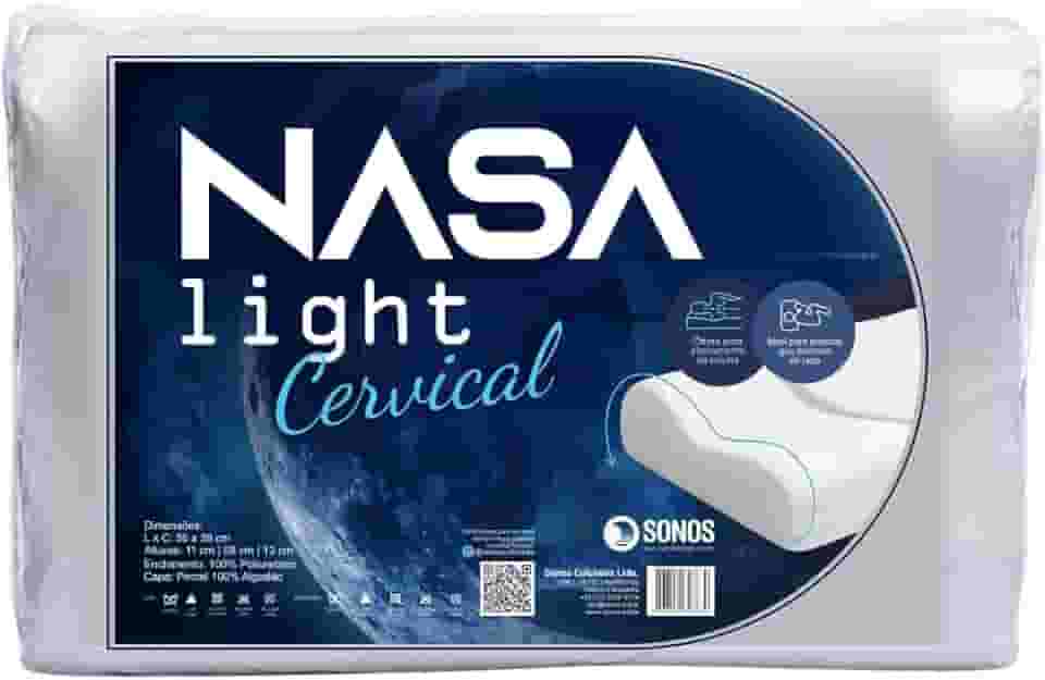 Travesseiro Sonos Nasa Light Cervical Peça Com 3 Alturas
