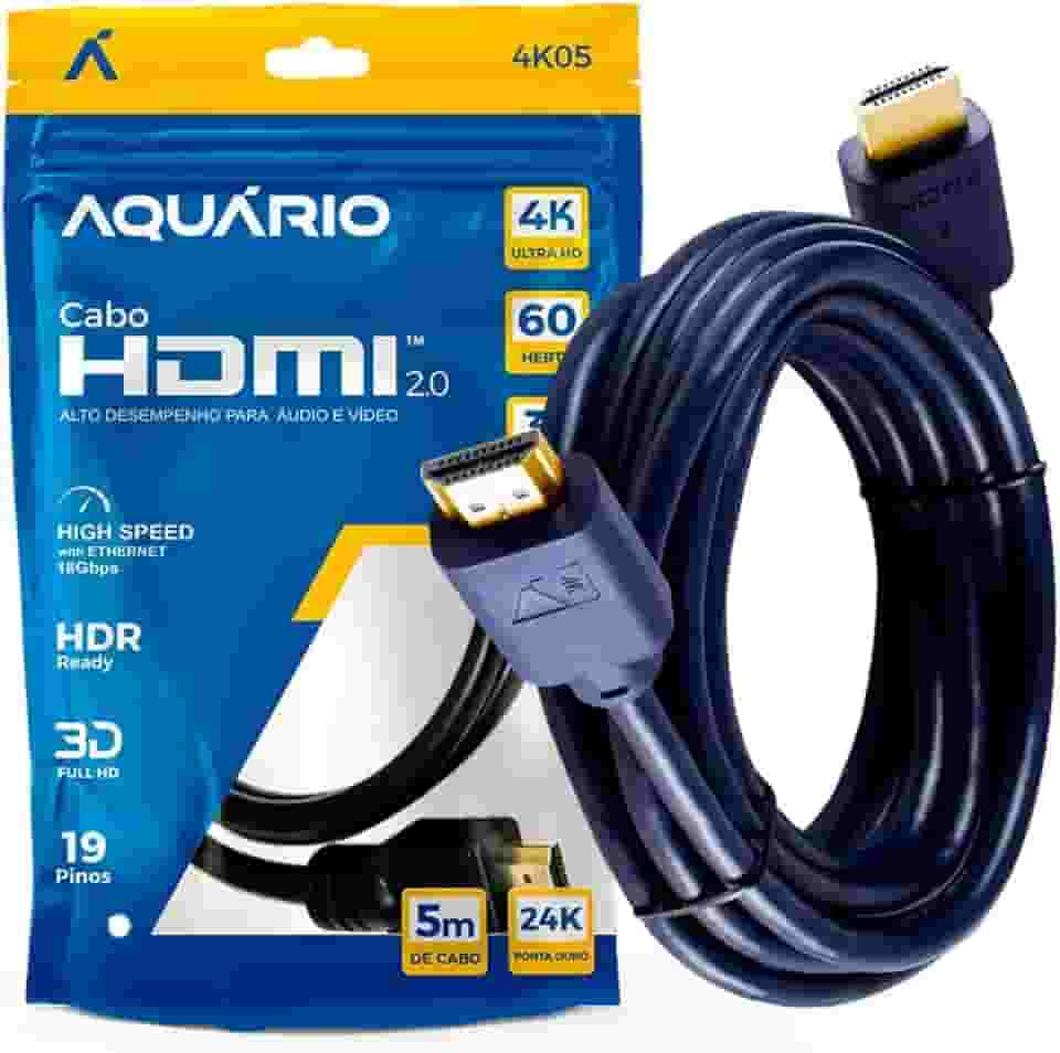 CABO HDMI 2.0 4K 3D 19 PINOS - 5 METROS
