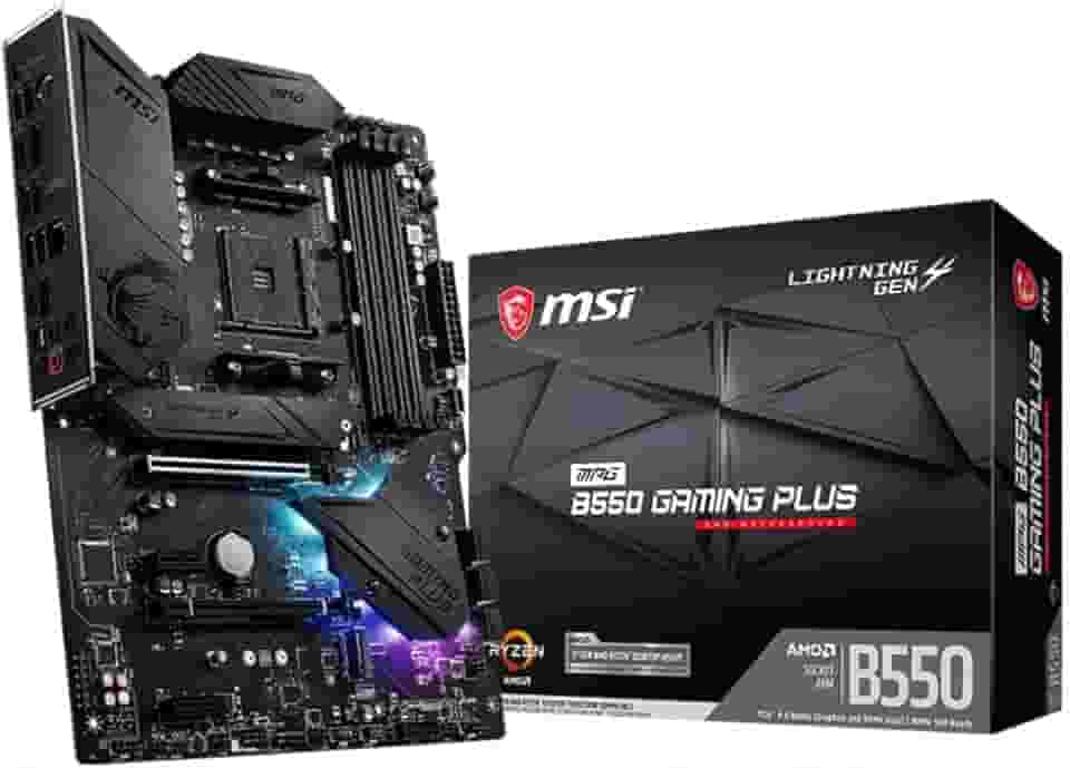 Placa mãe MSI MPG AMD B550 Gaming Plus Socket AM4 ATX DDR4-SDRAM