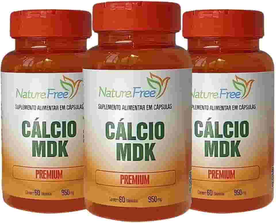 Kit 3 Cálcio MDK Premium 60 Cápsulas