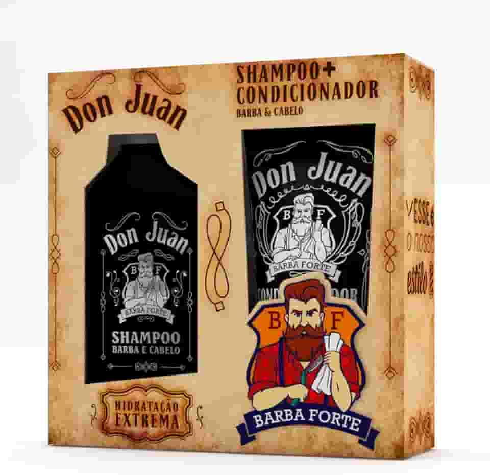 COMBO DON JUAN SHAMPOO 250ML+ CONDICIONADOR 170ML BARBA FORTE