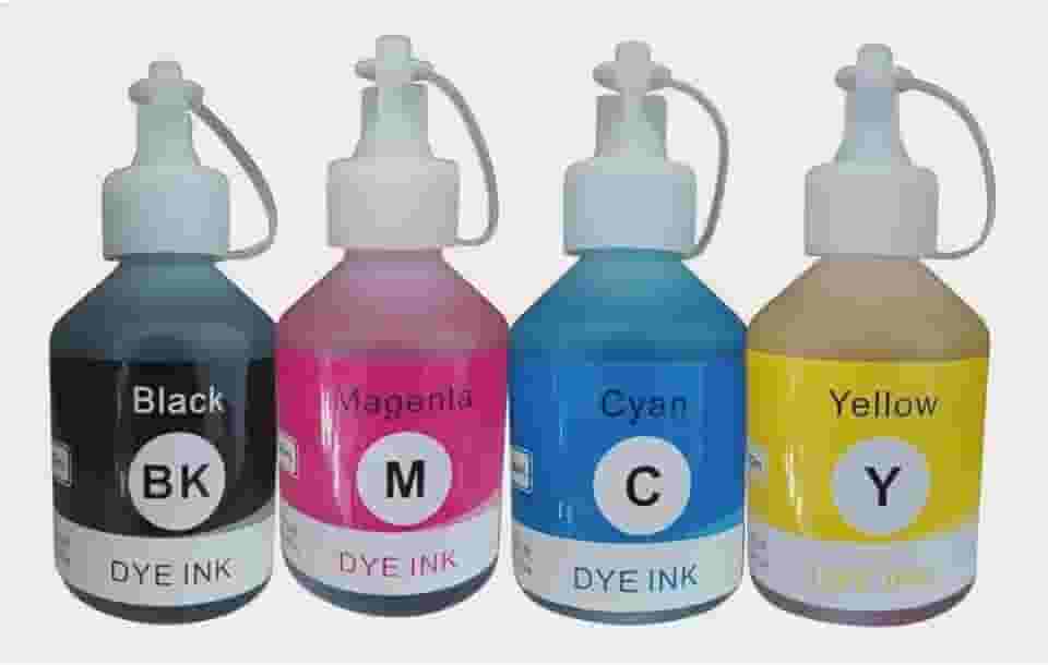 Kit 4 Tintas Compatível para Brother 100ml cada Para Impressora T520W T220 T420W T510W MFC-T4500DW HLT4000DW T810W MFC-T910W T710W MFCT800W T510W DCP-T700W T310 DCP-T500W DCP-T300