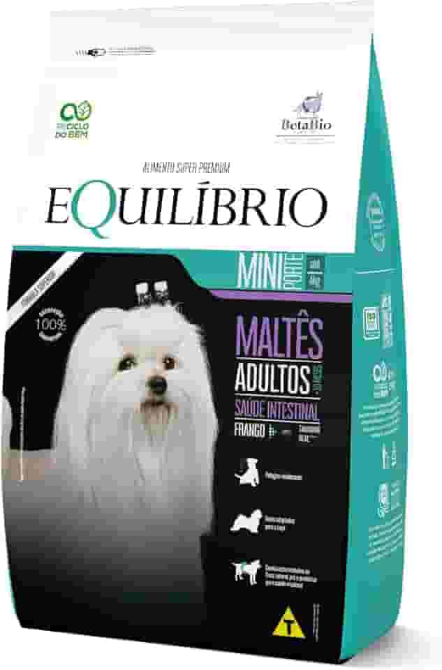 Ração Cães Equilibrio Raças Mini Adulto Maltes Frango 1Kg