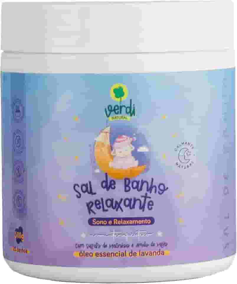 Sal Banho Relaxante Reconfortante Com Sal De Magnésio Banheira Hidromassagem Ofurô Hidro Sais Verdi Natural 500g