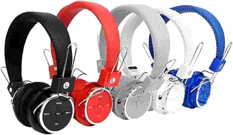 Fone de Ouvido Bluetooth Over-Ear, Som Hi-Fi, Dobrável, com Rádio FM, Entrada Micro SD, 8h de Autonomial