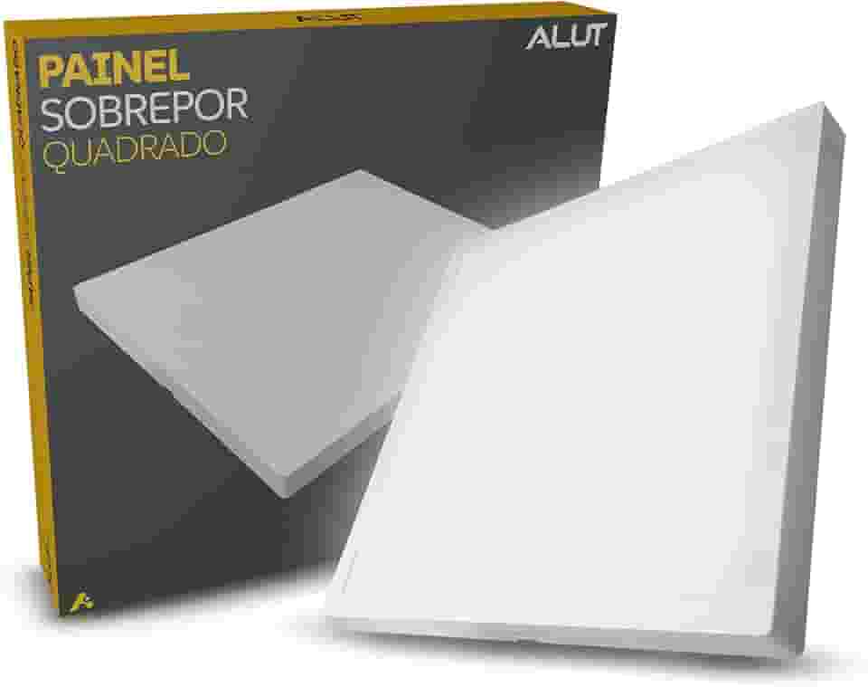 Painel Led Plafon 18w/25w/36w ou 50w 6500k Branco Frio 110v/220v Bivolt Embutir/Sobrepor Branco Alut By Avant (Sobrepor, 25w)