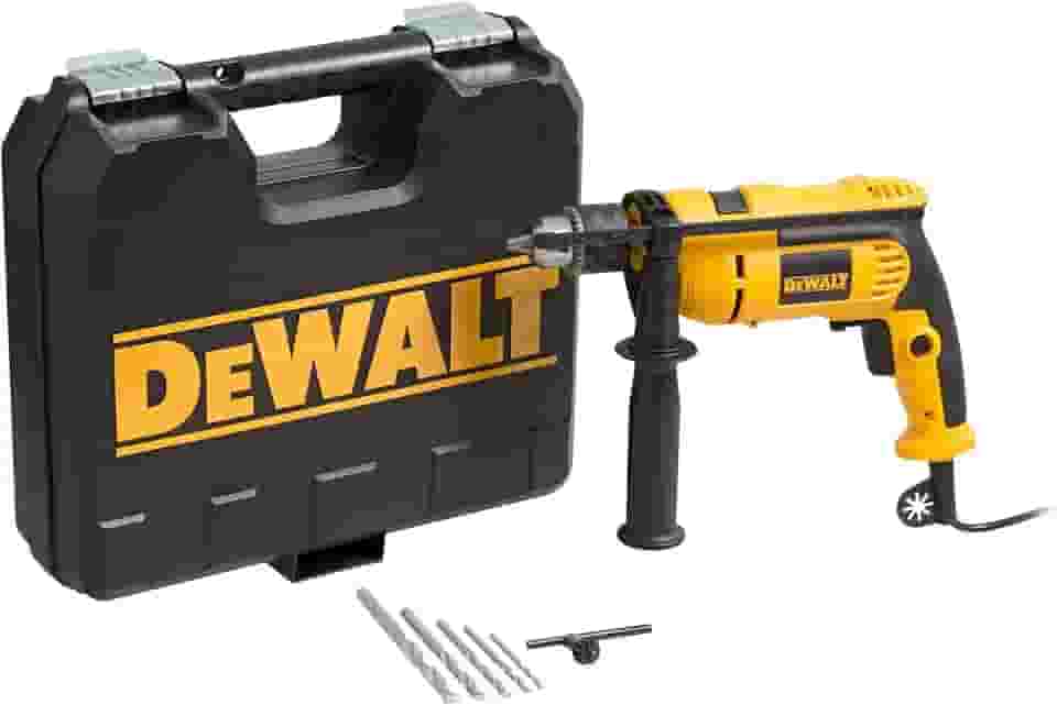 DEWALT Furadeira de Impacto 13mm DWD502KA 750W com 5 Brocas e Maleta 220V