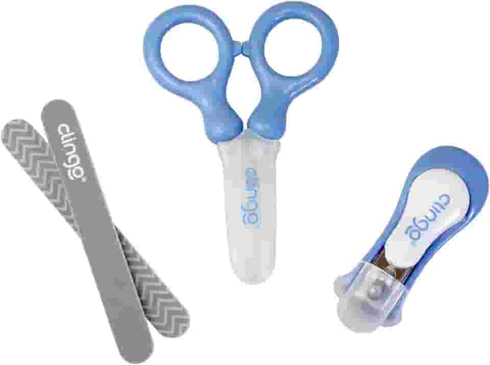 Kit Manicure Infantil Azul, Clingo, Azul