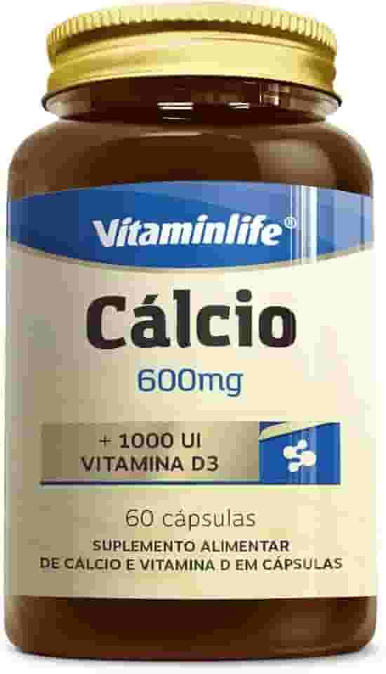 Cálcio + Vitamina D3-60 Cápsulas - VitaminLife