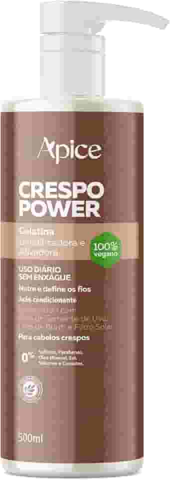 Ápice Gelatina Ativadora e Umidificadora Crespo Power | Definição, Hidratação e Controle de Frizz para Cabelos Crespos | 500ml