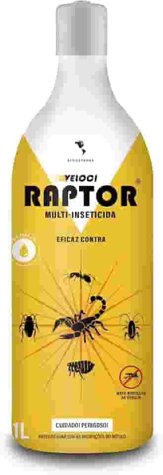 BIO DEFENSE Veloci Raptor Multi-Inseticida De Alta Tecnologia Eficaz Contra Insetos E Pragas Incluindo As Mais Perigosas Como O Escorpião - 1L