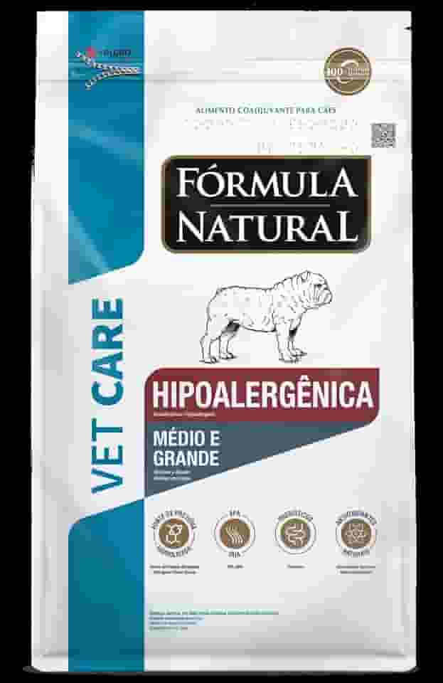 FÓRMULA NATURAL Ração Vet Care Hipoalergênica Para Cães Porte Médio E Grande 2 0Kg Fórmula Natural